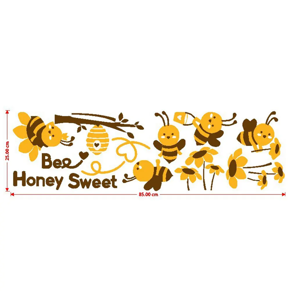 Children'S Room Diy Sticker Cute Bee Cartoon Wall Decal For Kids Bedroom Home Decor Waterproof Vinyl Mural Sticker Wall Decor
Children'S Room Diy Sticker Cute Bee Cartoon Wall Decal For Kids Bedroom Home Decor Waterproof Vinyl Mural Sticker Wall Decor