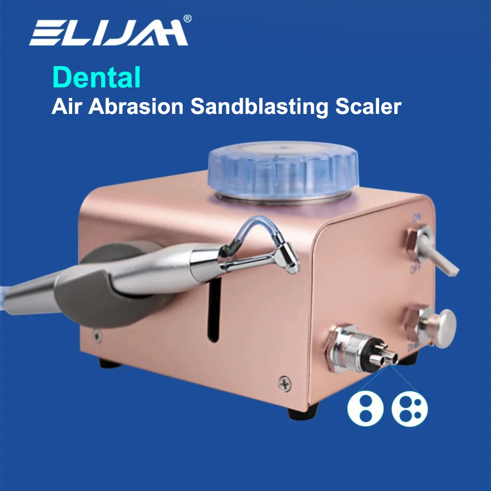 ELIJAH Dental Air Abrasion Sandblasting Scaler Dental Cleaning Sandblasting Scaler 2/4Holes Polishing Unit Machine Polisher Tool
ELIJAH Dental Air Abrasion Sandblasting Scaler Dental Cleaning Sandblasting Scaler 2/4Holes Polishing Unit Machine Polisher Tool