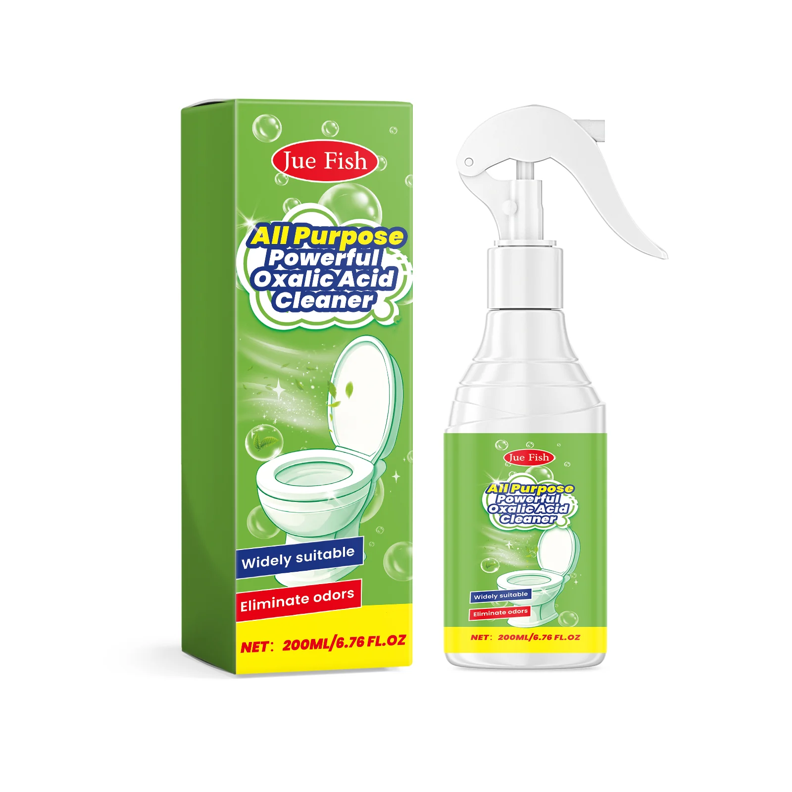 3-in-1 Household Cleaning Spray - For Bathroom, Kitchen, Tiles, Removes Stains & Grease, Disinfects & Leaves Fresh Scent
3-in-1 Household Cleaning Spray - For Bathroom, Kitchen, Tiles, Removes Stains & Grease, Disinfects & Leaves Fresh Scent