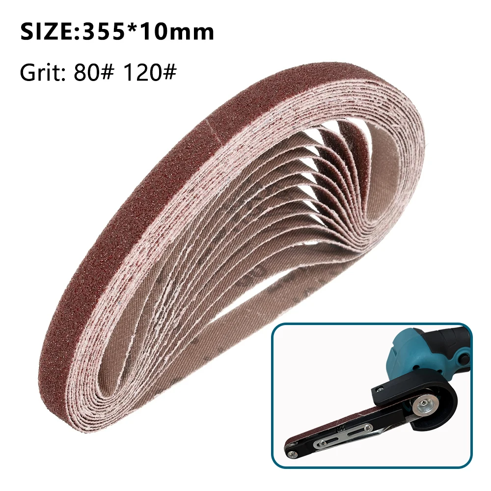 10 pcs/set 355*10mm Oxide Sanding Belts 80/120Grit Abrasive Sanding Belts Grinding Polishing Tools For Wood Soft Metal Polishin
10 pcs/set 355*10mm Oxide Sanding Belts 80/120Grit Abrasive Sanding Belts Grinding Polishing Tools For Wood Soft Metal Polishin