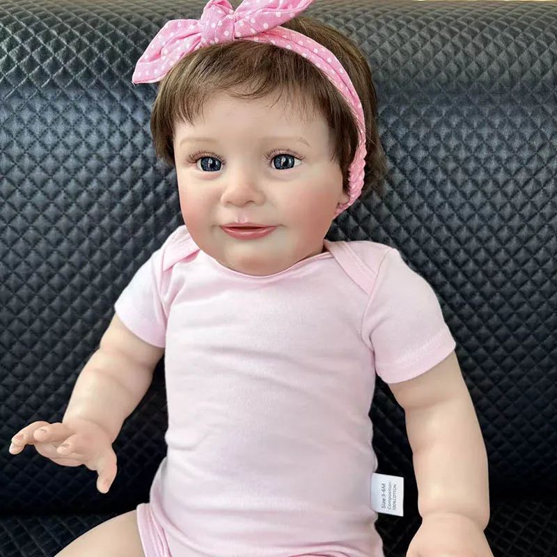 Коллекционная кукла-реборн Зои 60 см, большая, с ручной росписью, 3D-кожей с видимыми венами, реалистичная, для детей
Коллекционная кукла-реборн Зои 60 см, большая, с ручной росписью, 3D-кожей с видимыми венами, реалистичная, для детей