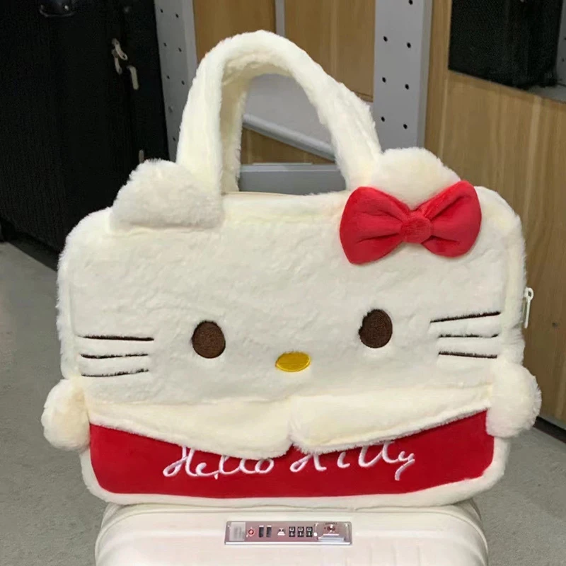 Sanrio Kawaii Anime Hello Kitty Plush Handbag Cute Cartoon Sweet Large Capacity Laptop Bag Lovely Storage Bag Gifts for Girls
Sanrio Kawaii Anime Hello Kitty Plush Handbag Cute Cartoon Sweet Large Capacity Laptop Bag Lovely Storage Bag Gifts for Girls