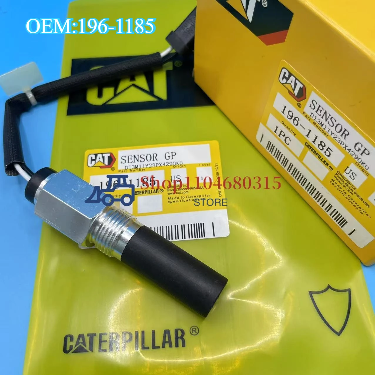 Speed Sensor 1961185 196-1185 High Quality Excavator 3056E 3126B 3516B Diesel Engine
Speed Sensor 1961185 196-1185 High Quality Excavator 3056E 3126B 3516B Diesel Engine