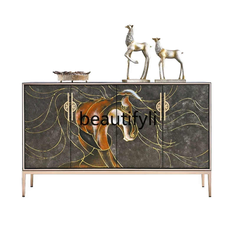 Light luxury European living room partition dining room cabinet villa corridor decorative locker
Light luxury European living room partition dining room cabinet villa corridor decorative locker