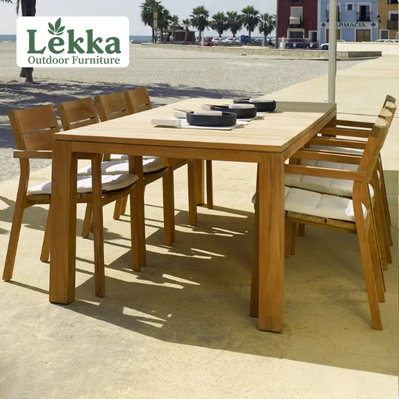 Custom Nordic Outdoor Teak Tables And Chairs Leisure Courtyard Villa Waterproof Hotel Outdoor Terrace Garden Furniture
Custom Nordic Outdoor Teak Tables And Chairs Leisure Courtyard Villa Waterproof Hotel Outdoor Terrace Garden Furniture