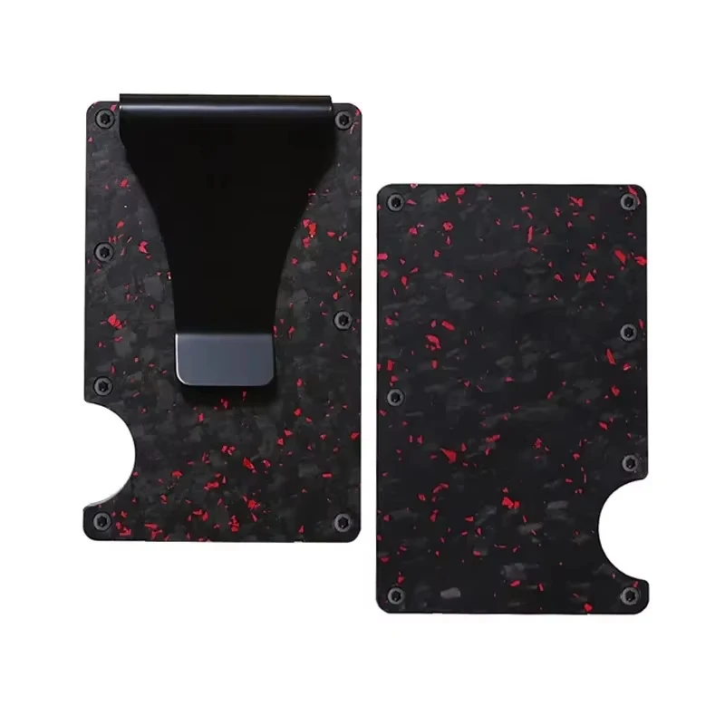 Men's wallet, blocked RFID scanner, can hold 12 cards, and comes with a carbon fiber clip
Men's wallet, blocked RFID scanner, can hold 12 cards, and comes with a carbon fiber clip