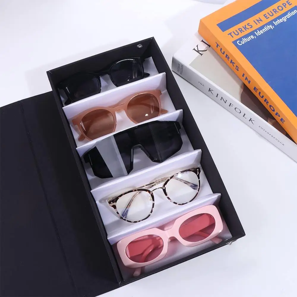 Foldable 5/8/15 Slot PU Glasses Case Eyewear Holder Jewelry Organizer Sunglasses Box Grids Jewelry Display Box Women
Foldable 5/8/15 Slot PU Glasses Case Eyewear Holder Jewelry Organizer Sunglasses Box Grids Jewelry Display Box Women