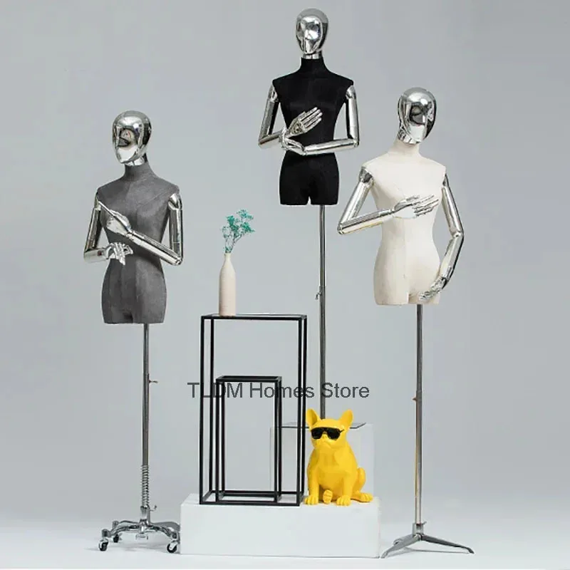 Women's Clothing Mannequins Light Luxury Window Female Full Body High End Dress for Display Rack Clothing Store Dressmaker Model
Women's Clothing Mannequins Light Luxury Window Female Full Body High End Dress for Display Rack Clothing Store Dressmaker Model