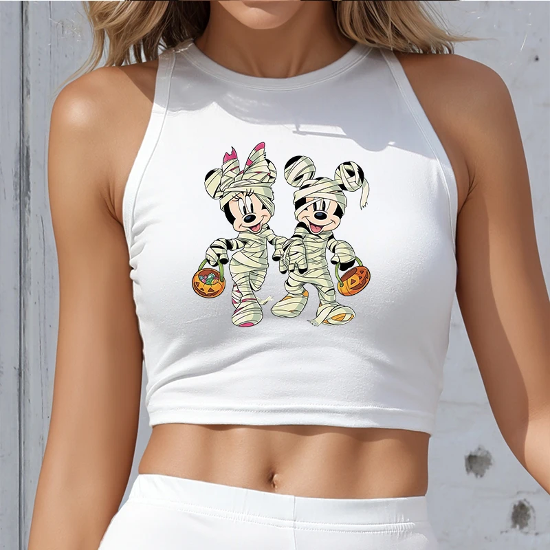 Cartoon Disney Halloween Woman Clothing SleevelessTees Female Printed Mickey Tops T Shirt Y2k Custom Tanks Camis Clothes
Cartoon Disney Halloween Woman Clothing SleevelessTees Female Printed Mickey Tops T Shirt Y2k Custom Tanks Camis Clothes