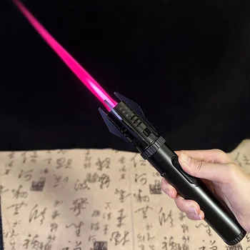 행성 광선검 부탄 가스 라이터, 금속 야외 방풍 터빈 토치 제트 라이터 건, 바베큐 용접 시가 도구, 360 ° 사용