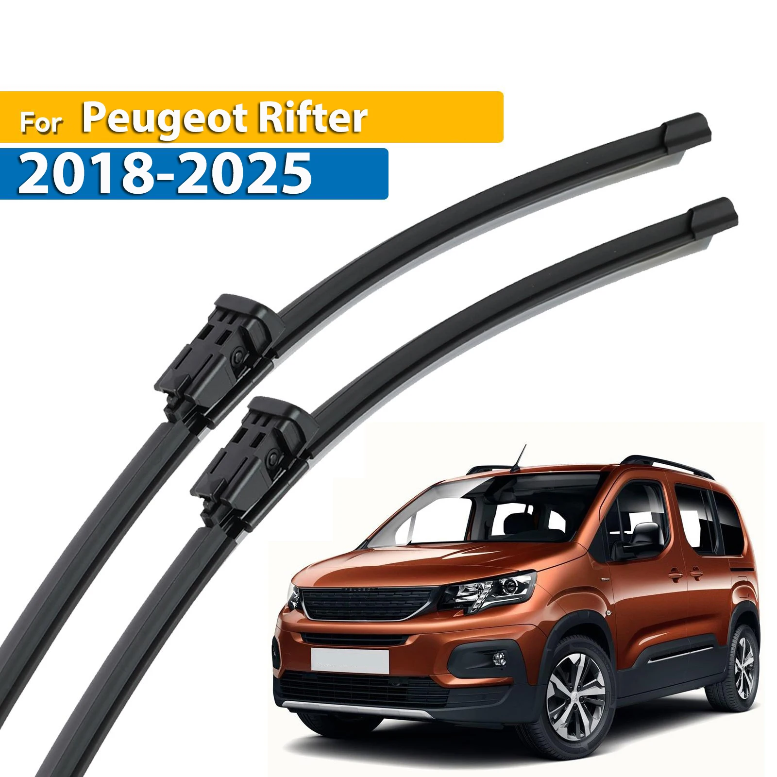Erick's Wiper LHD Front Wiper Blades For Peugeot Rifter 2018 - 2025 Windshield Windscreen Clean Window Car Rain Brushes 26"+17"
Erick's Wiper LHD Front Wiper Blades For Peugeot Rifter 2018 - 2025 Windshield Windscreen Clean Window Car Rain Brushes 26"+17"