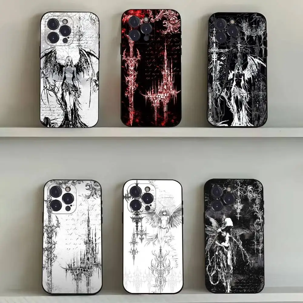 Cybersygilm Gothic Cyber Sigil Phone Case For iPhone 16,15,14,13,12,11,Pro,Max,Plus,X,XS,SE4,E,Mini,Soft Black Case
Cybersygilm Gothic Cyber Sigil Phone Case For iPhone 16,15,14,13,12,11,Pro,Max,Plus,X,XS,SE4,E,Mini,Soft Black Case