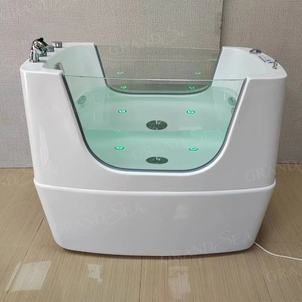 Cat Dog Wash Grooming Spa Bathtub Indoor Freestanding Acrylic Glass Spa Whirlpool Pet Bathtub
Cat Dog Wash Grooming Spa Bathtub Indoor Freestanding Acrylic Glass Spa Whirlpool Pet Bathtub