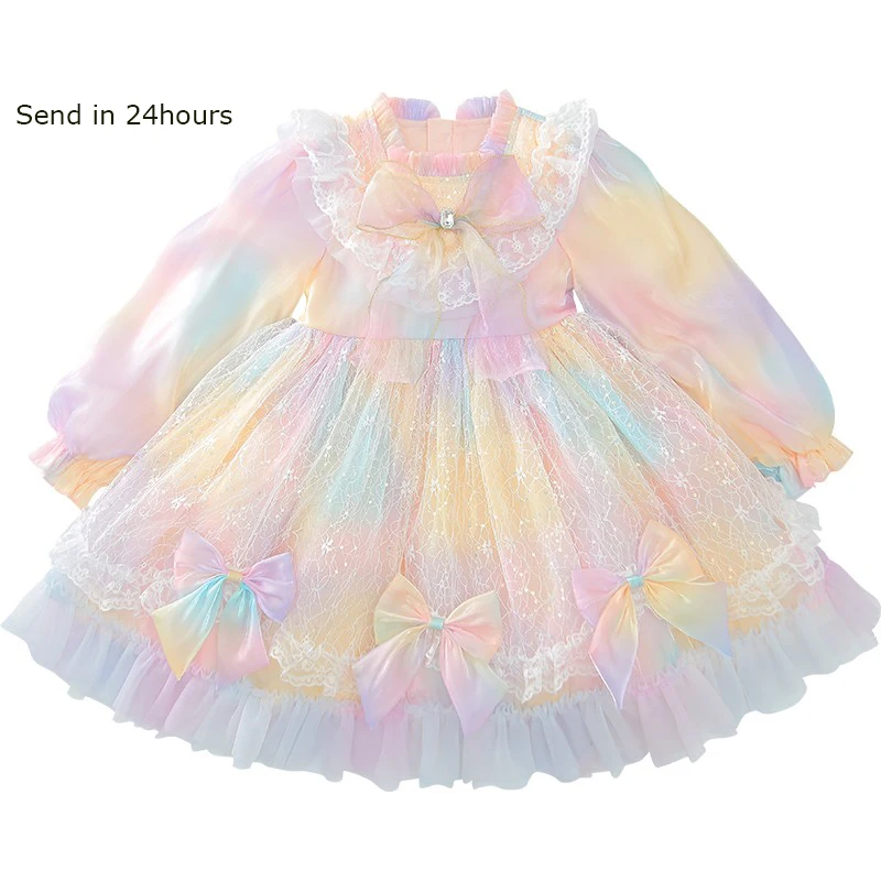 Пышное платье в стиле Лолита для девочек, детское платье принцессы, осенне-весеннее платье с длинными рукавами для маленьких девочек, платье на день рождения, отправка сразу
Пышное платье в стиле Лолита для девочек, детское платье принцессы, осенне-весеннее платье с длинными рукавами для маленьких девочек, платье на день рождения, отправка сразу