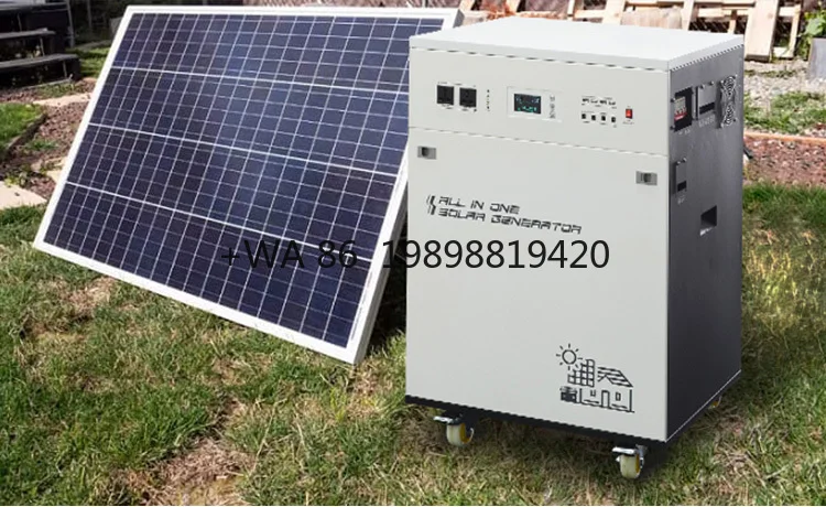 Portable All-in-One Hybrid Solar Inverter 500W-7000W Solar Power Generator Inbuilt Battery Controller for Camping for Outdoor
Portable All-in-One Hybrid Solar Inverter 500W-7000W Solar Power Generator Inbuilt Battery Controller for Camping for Outdoor