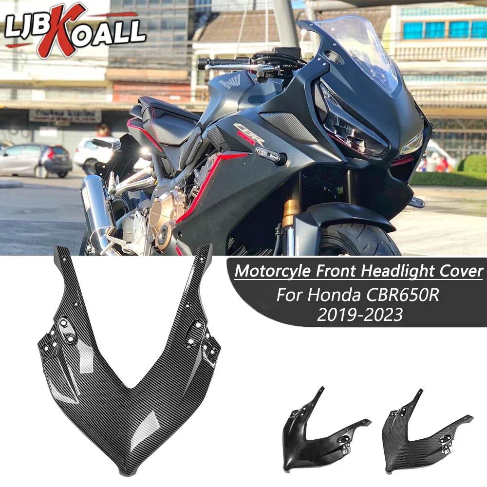 LJBKOALL Motorcycle Front Headlamp Upper Cover For Honda CBR650R 2019-2023 2020 2021 2022 HeadLight Cowl Protection
LJBKOALL Motorcycle Front Headlamp Upper Cover For Honda CBR650R 2019-2023 2020 2021 2022 HeadLight Cowl Protection
