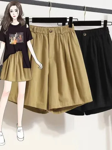 plus Size Thin Short Pants High Waist Elastic Waist Loose Fit Summer New Style Outerwear Casual Wide Leg Five-Quarter Pants
plus Size Thin Short Pants High Waist Elastic Waist Loose Fit Summer New Style Outerwear Casual Wide Leg Five-Quarter Pants