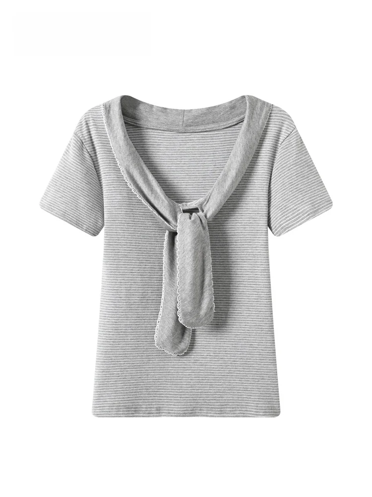 Cara CLUB plus Size Short Sleeve T-Shirt Women's Summer New Style College Style Age Reduction Versatile Fashionable Top Trendy
Cara CLUB plus Size Short Sleeve T-Shirt Women's Summer New Style College Style Age Reduction Versatile Fashionable Top Trendy