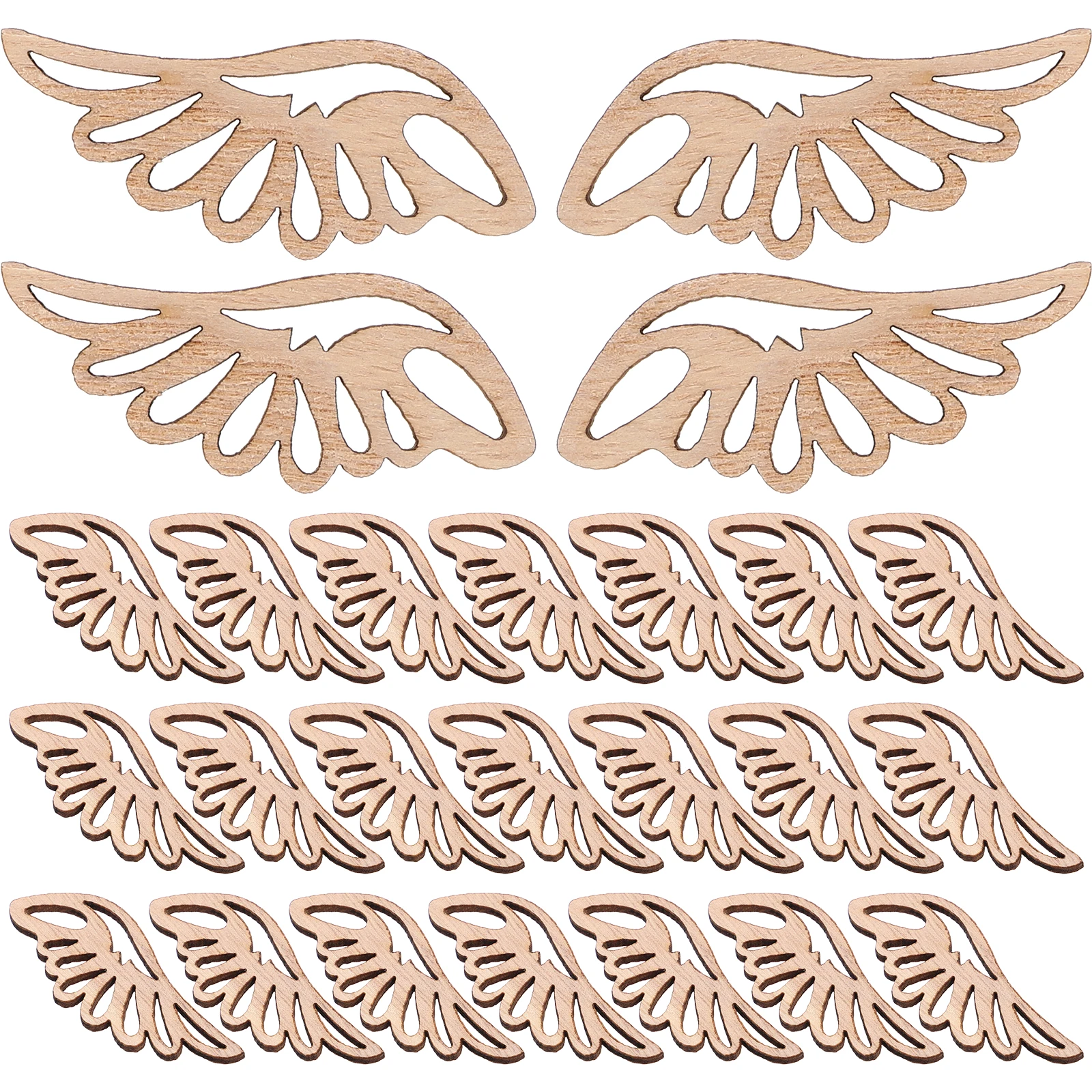 50 Pcs Decoration Angel Wings Wood Piece Ornament Small Cutouts Toddler Kids Crafts
50 Pcs Decoration Angel Wings Wood Piece Ornament Small Cutouts Toddler Kids Crafts