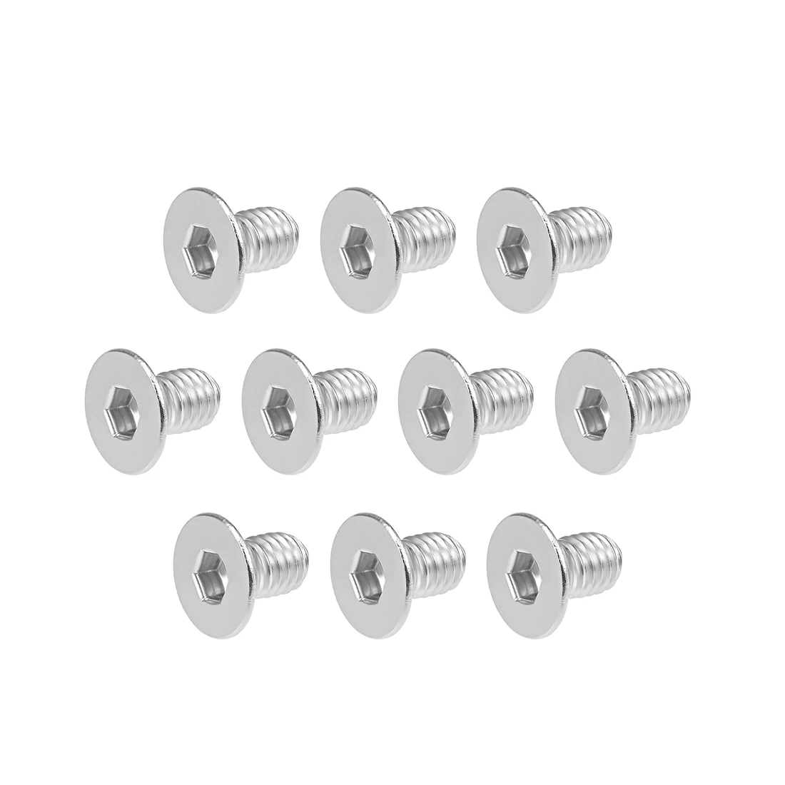 Uxcell 10pcs M5 M6 M8 Hexagon Hex Socket Countersunk Screw 304 Stainless Steel Flat Head Inner Hex Screw Machine Screws Bolts
Uxcell 10pcs M5 M6 M8 Hexagon Hex Socket Countersunk Screw 304 Stainless Steel Flat Head Inner Hex Screw Machine Screws Bolts
