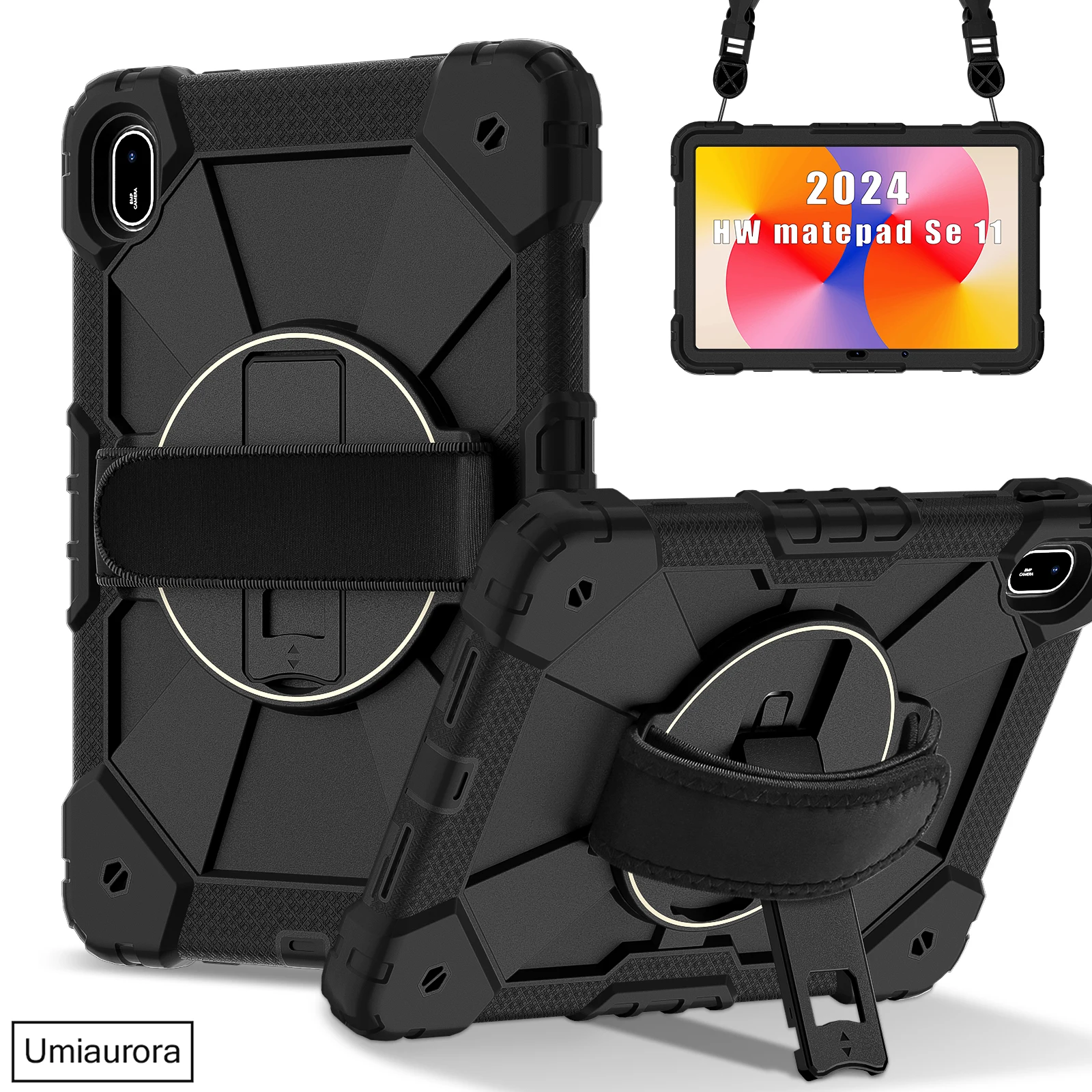 For Huawei MatePad SE 11 inch AGS6-W09 AGS6-W00/W10 360 Rotation Hand Shoulder Strap Stand Tablet Case Shockproof Rugged Funda
For Huawei MatePad SE 11 inch AGS6-W09 AGS6-W00/W10 360 Rotation Hand Shoulder Strap Stand Tablet Case Shockproof Rugged Funda