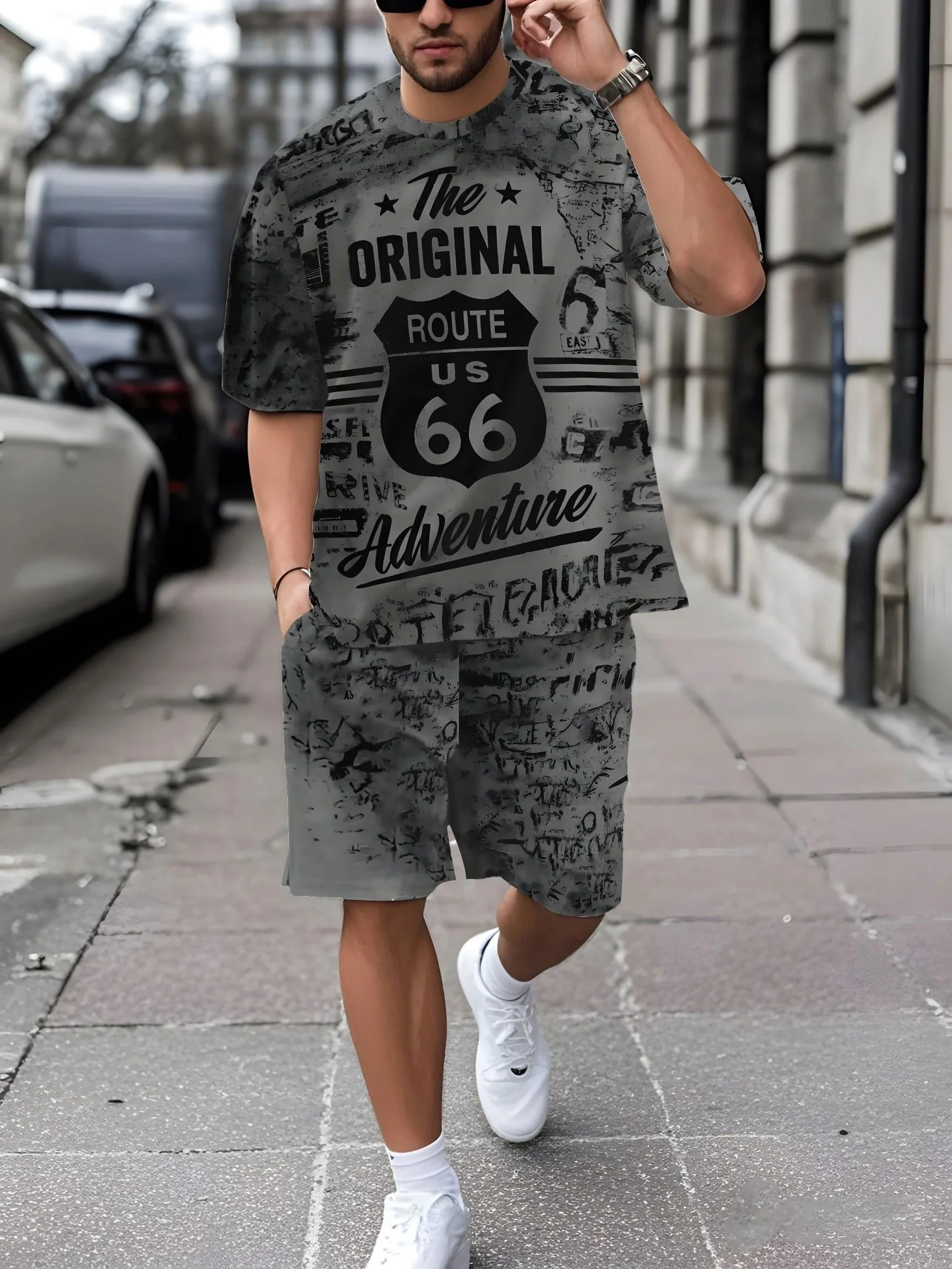 The New 2025 Men's Summer Set, 3D Printed Pattern Outerwear, Comfortable, Soft and Casual, Men's Roller Skating Set
The New 2025 Men's Summer Set, 3D Printed Pattern Outerwear, Comfortable, Soft and Casual, Men's Roller Skating Set
