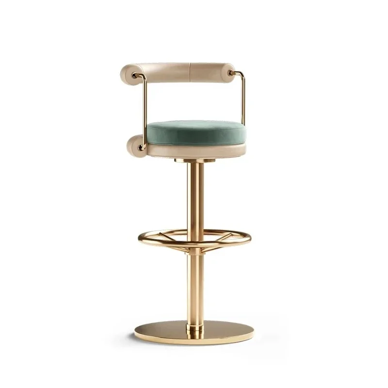 Modern Lightweight Luxury Adjustable Bar Chair Coffee Shop Bar Front Desk Chair Stainless Steel Home Bar High Stool
Modern Lightweight Luxury Adjustable Bar Chair Coffee Shop Bar Front Desk Chair Stainless Steel Home Bar High Stool