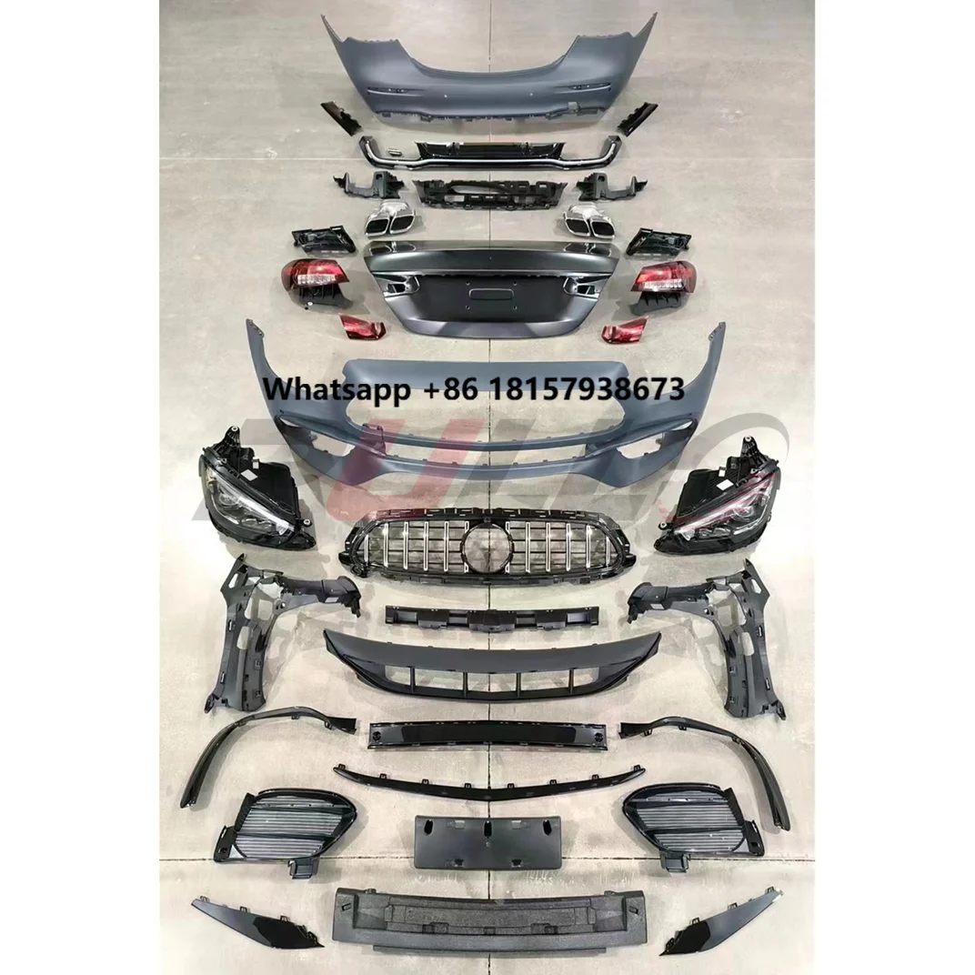 High Quality Body Kit for Mercedes Benz E Class W213 2018-2020 Upgrade to 2021 AMG63 Include Front and Rear Bumper Lamps
High Quality Body Kit for Mercedes Benz E Class W213 2018-2020 Upgrade to 2021 AMG63 Include Front and Rear Bumper Lamps