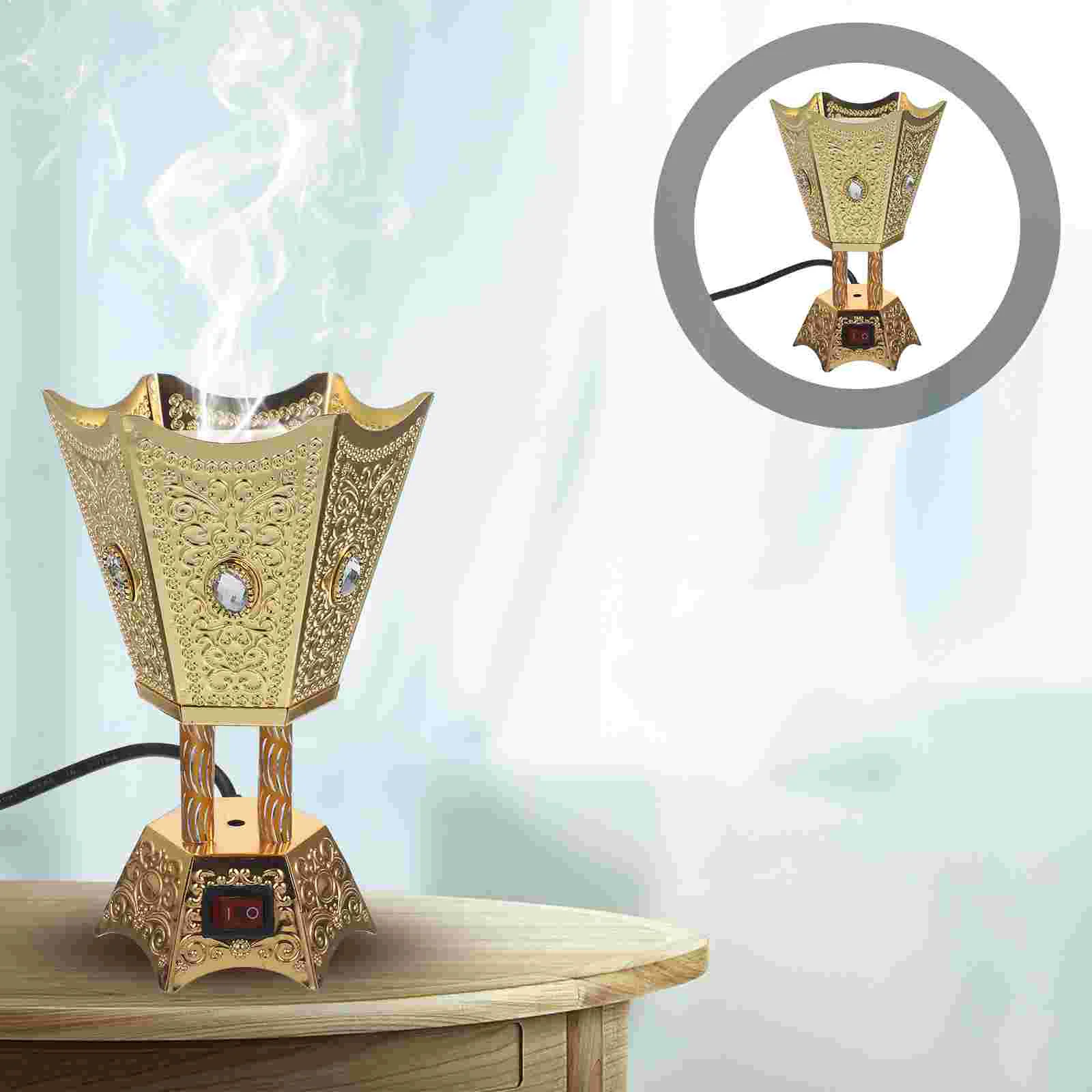 Burner Plug-in Incense Electric Censer Reusable Metal Vintage Retro Ornament Holder
Burner Plug-in Incense Electric Censer Reusable Metal Vintage Retro Ornament Holder