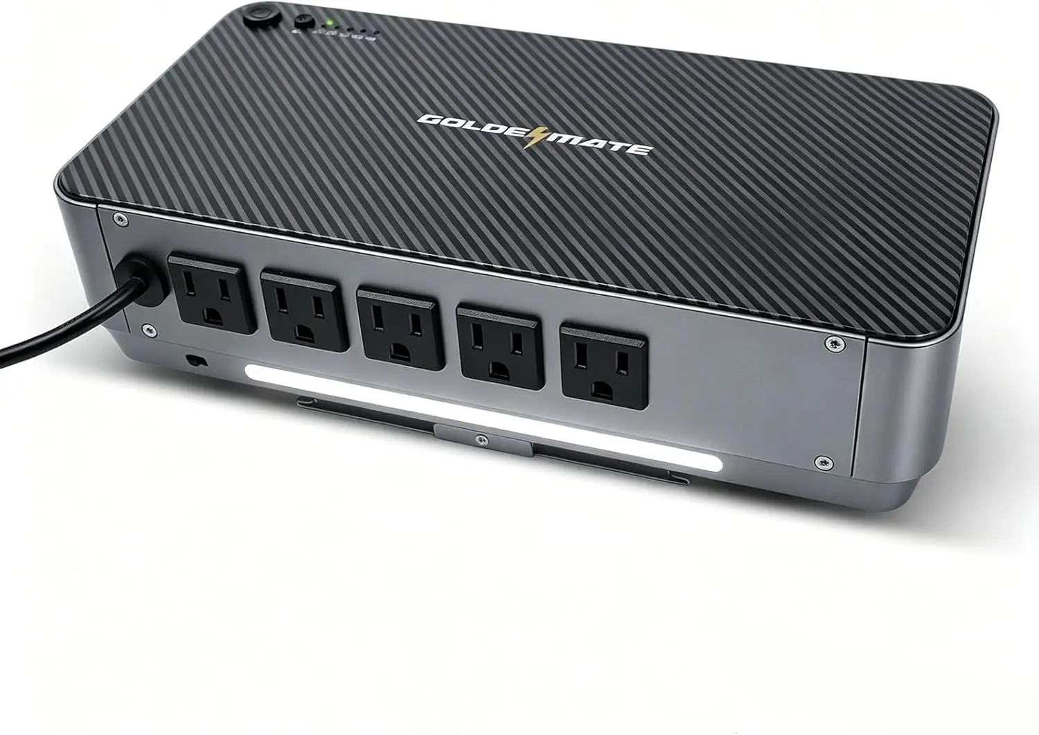 600VA/360W Lithium UPS Battery Backup and Surge Protector, LiFePO4 Battery Backup (76.8Wh), 5 Outlets & 2 USB Ports, Built-in
600VA/360W Lithium UPS Battery Backup and Surge Protector, LiFePO4 Battery Backup (76.8Wh), 5 Outlets & 2 USB Ports, Built-in