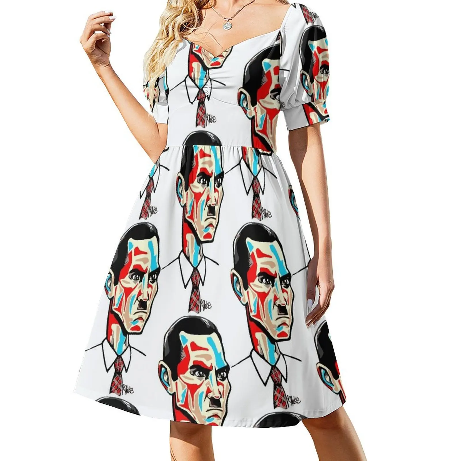 Ron Mael Death Glare Short Sleeved Dress women evening dress luxury women's party dress evening prom
Ron Mael Death Glare Short Sleeved Dress women evening dress luxury women's party dress evening prom