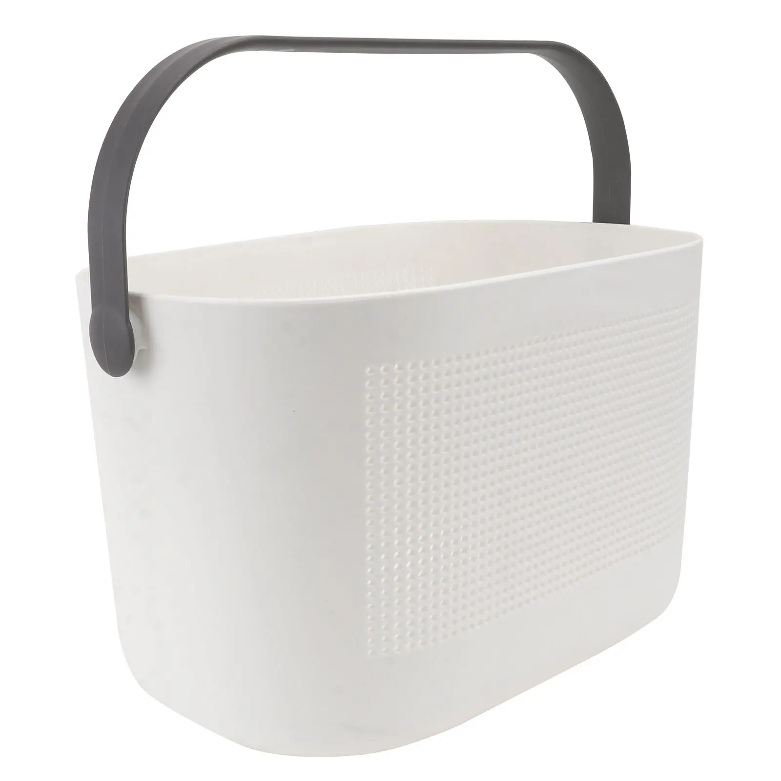 Bathroom Storage Basket Large Capacity Handheld Plastic Grey Wire Hollow Design Draining Toiletries Household Organizer Storage
Bathroom Storage Basket Large Capacity Handheld Plastic Grey Wire Hollow Design Draining Toiletries Household Organizer Storage