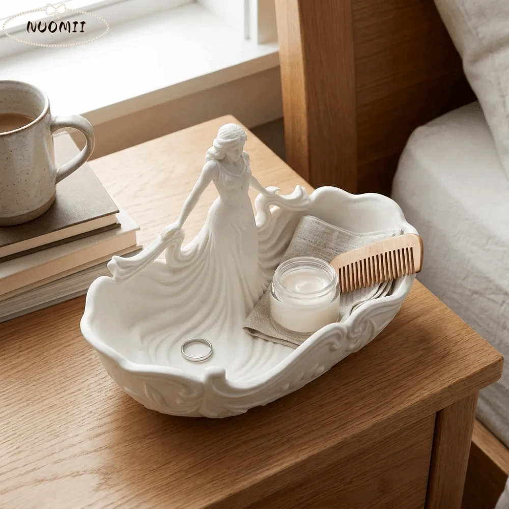 Storage Elegant Jewelry Storage Tray Simple Statue-Shaped Home Desktop Tray Entryway Decoration Tray Home Desktop
Storage Elegant Jewelry Storage Tray Simple Statue-Shaped Home Desktop Tray Entryway Decoration Tray Home Desktop