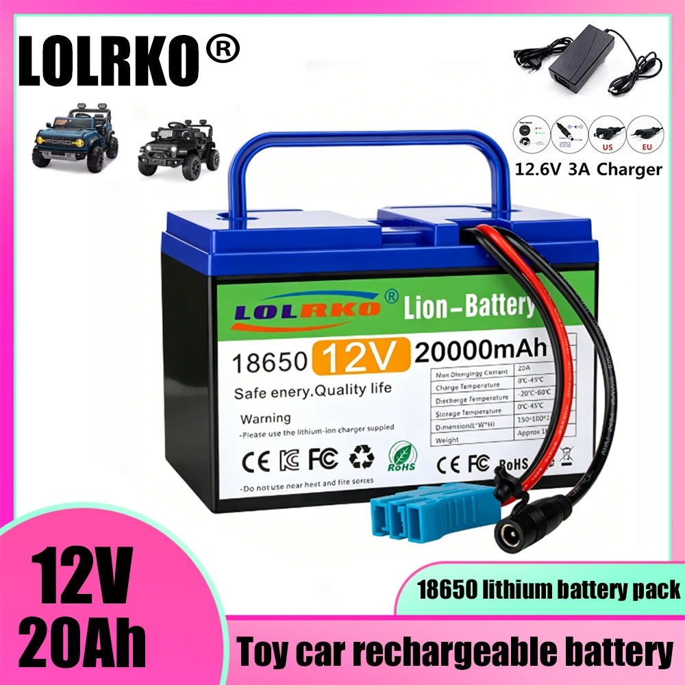 12V 20A Li-ion Battery for Peg Perego John Deere Tractor Ride-on Toy Gator 12V Battery for Ride On Toys Kids Tractor On Car
12V 20A Li-ion Battery for Peg Perego John Deere Tractor Ride-on Toy Gator 12V Battery for Ride On Toys Kids Tractor On Car