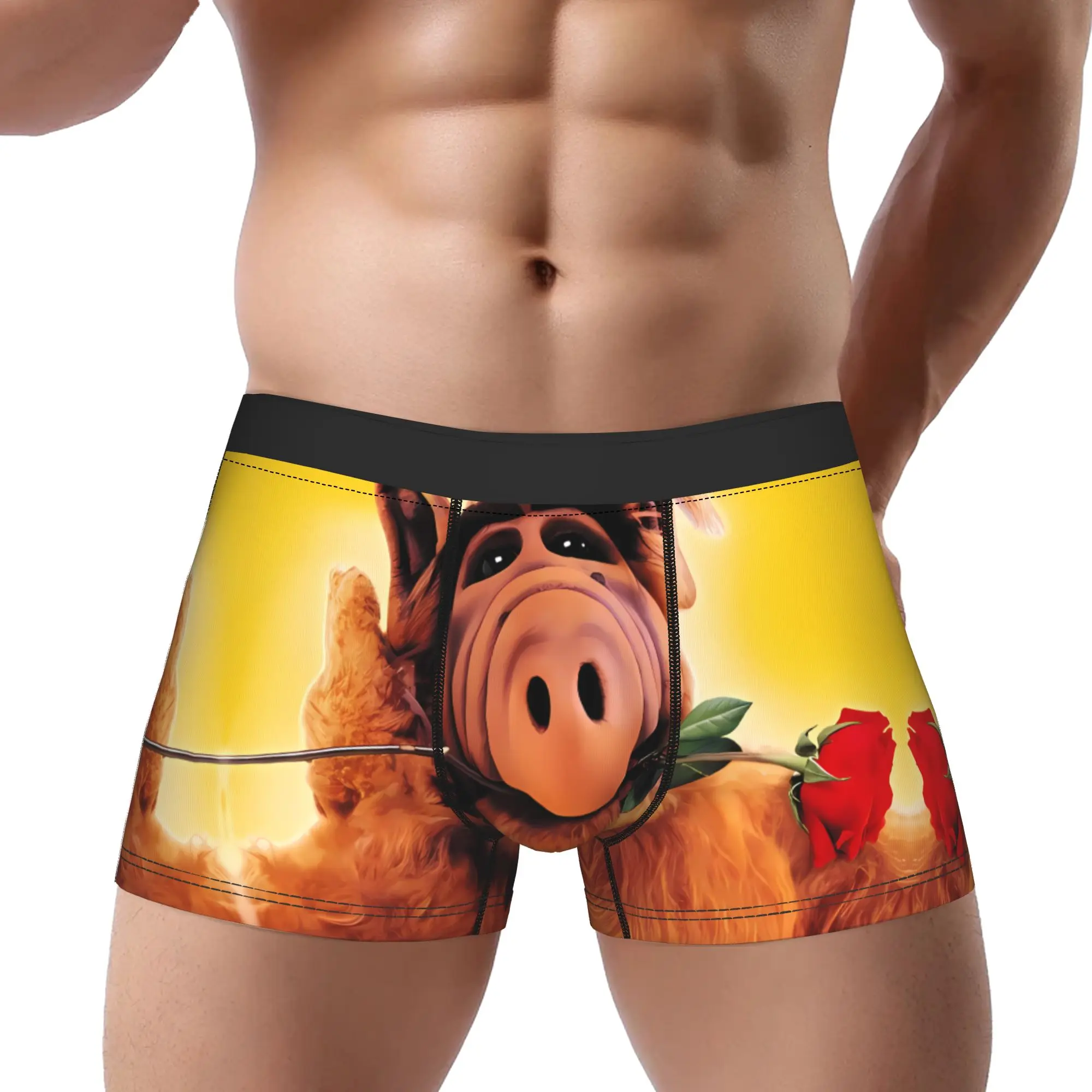 Мужские трусы-боксеры ALF Alien из полиэстера с принтом
Мужские трусы-боксеры ALF Alien из полиэстера с принтом