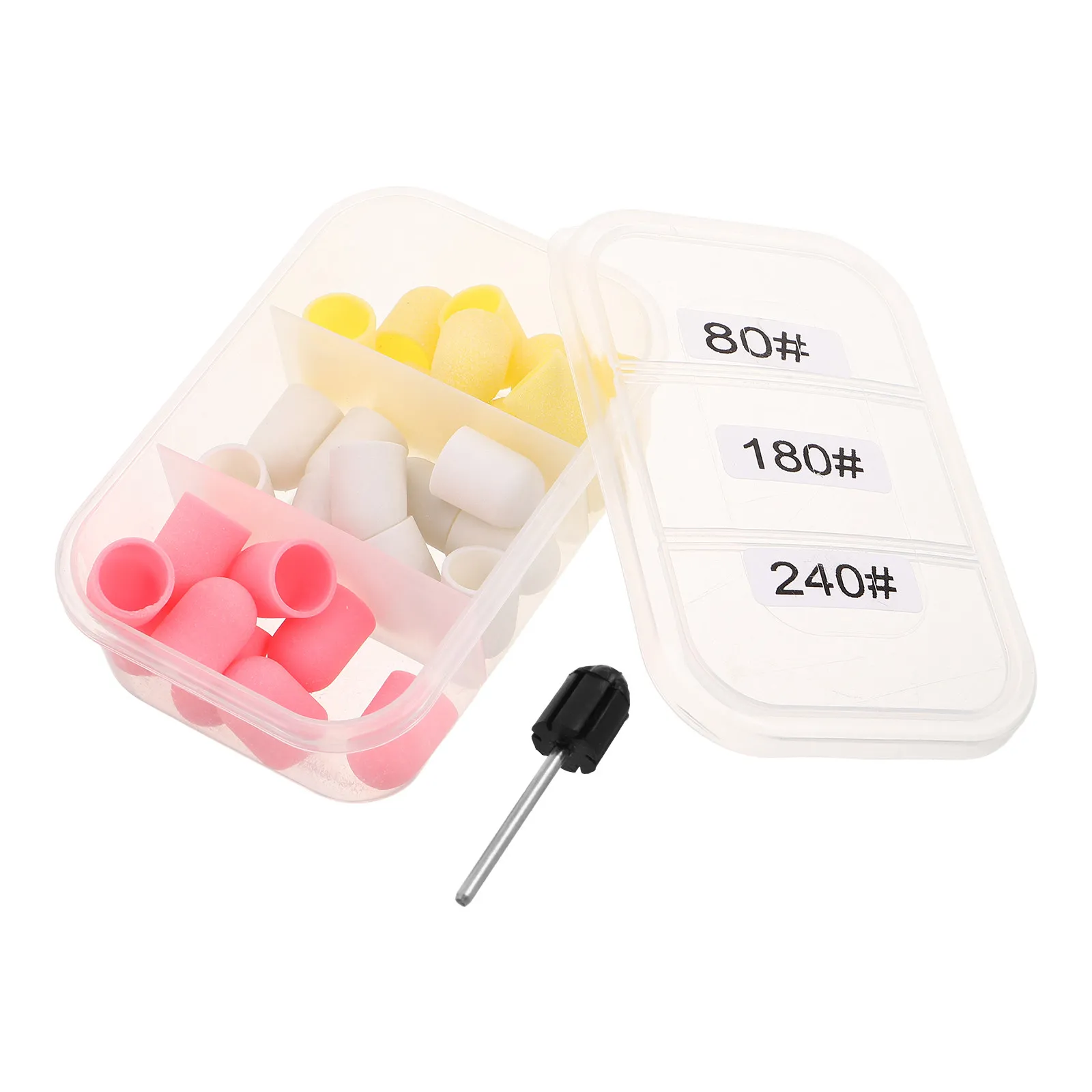30Pcs Professional Nail Sanding Caps 180 Grit Precision Surface Prep Caps for Acrylic Gel Removal Thick Toenails Pedicure
30Pcs Professional Nail Sanding Caps 180 Grit Precision Surface Prep Caps for Acrylic Gel Removal Thick Toenails Pedicure