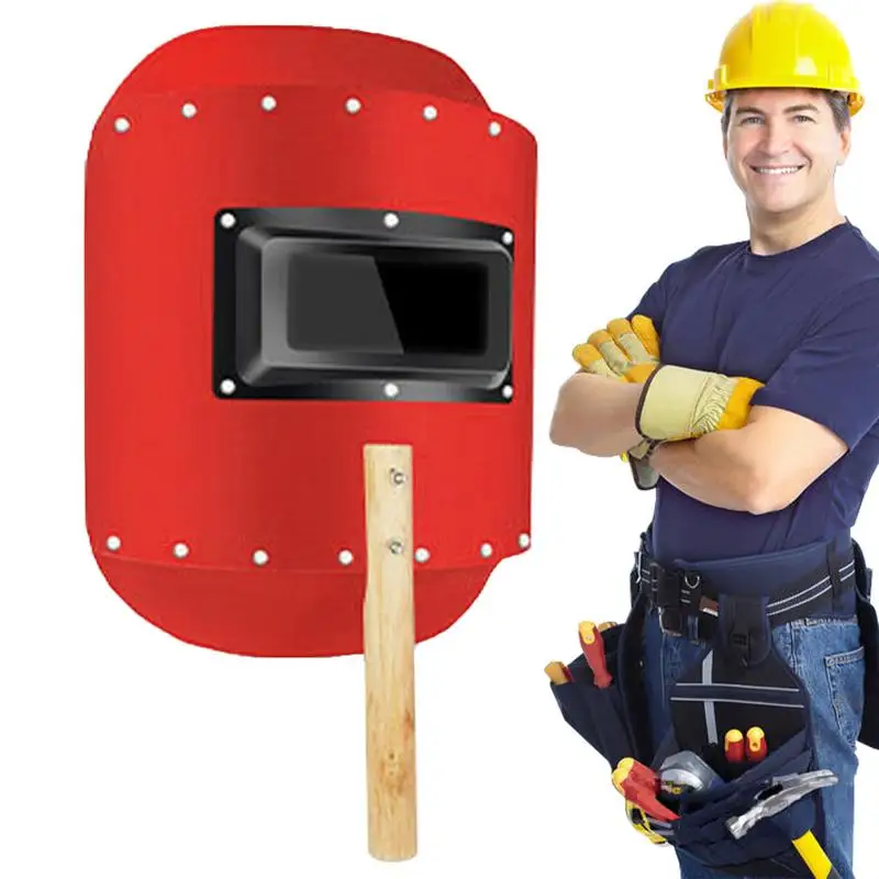 Welding Shield Handheld Arc Welder Helmet Welding Handheld Shield Helmet Arc Tig Grinding Face Protector For High Temperature
Welding Shield Handheld Arc Welder Helmet Welding Handheld Shield Helmet Arc Tig Grinding Face Protector For High Temperature