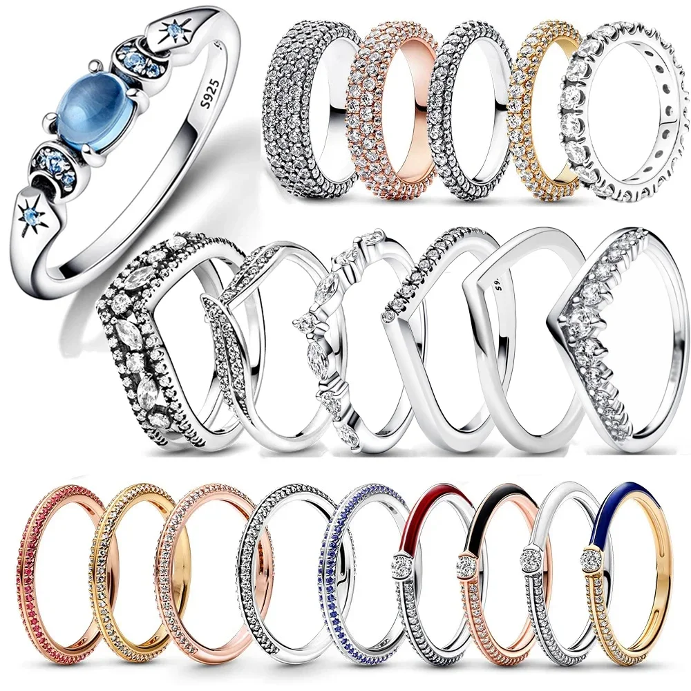 New 925 Sterling Silver Rings Stackable Infinite Heart Red Enamel for Women Original Silver 925 Wedding Ring Jewelry Gift
New 925 Sterling Silver Rings Stackable Infinite Heart Red Enamel for Women Original Silver 925 Wedding Ring Jewelry Gift