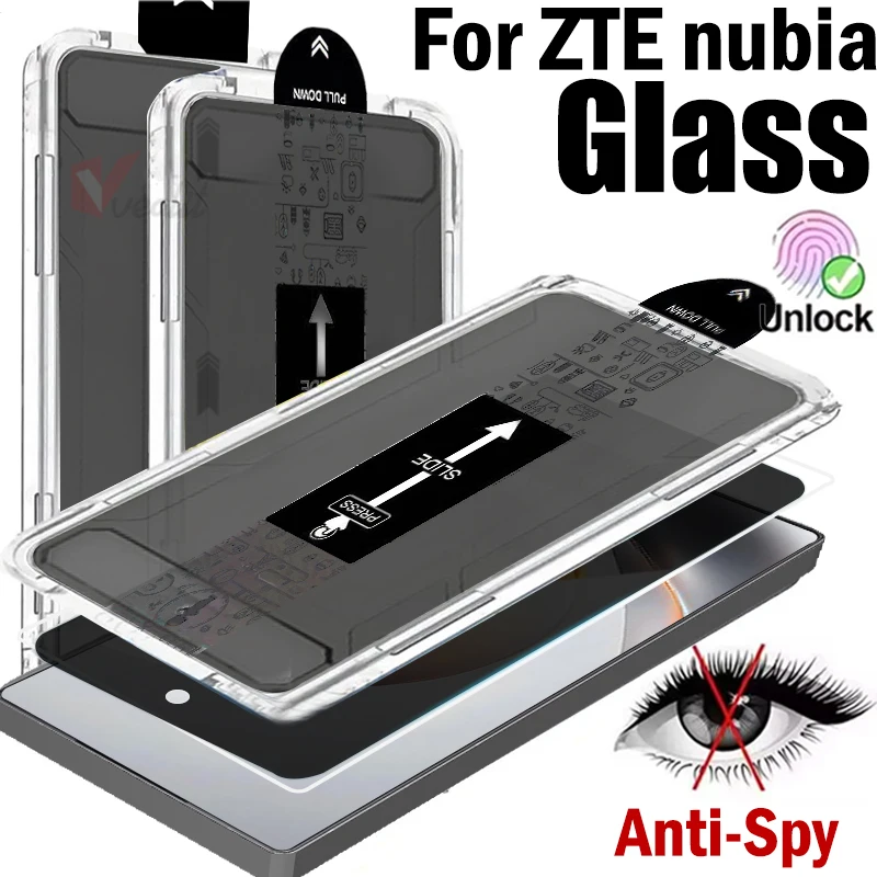 1-2pcs Dust Free Easy Installation Kit Anti-peep Screen Protector for ZTE nubia Z80 Ultra thin Unlock Privacy Tempered Glass
1-2pcs Dust Free Easy Installation Kit Anti-peep Screen Protector for ZTE nubia Z80 Ultra thin Unlock Privacy Tempered Glass