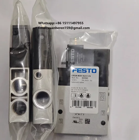 Original and New Hot S Vsva-b-d52-zh-a2-1r5l 546780 5/2 Way Double Solenoid for Industrial Automation
Original and New Hot S Vsva-b-d52-zh-a2-1r5l 546780 5/2 Way Double Solenoid for Industrial Automation