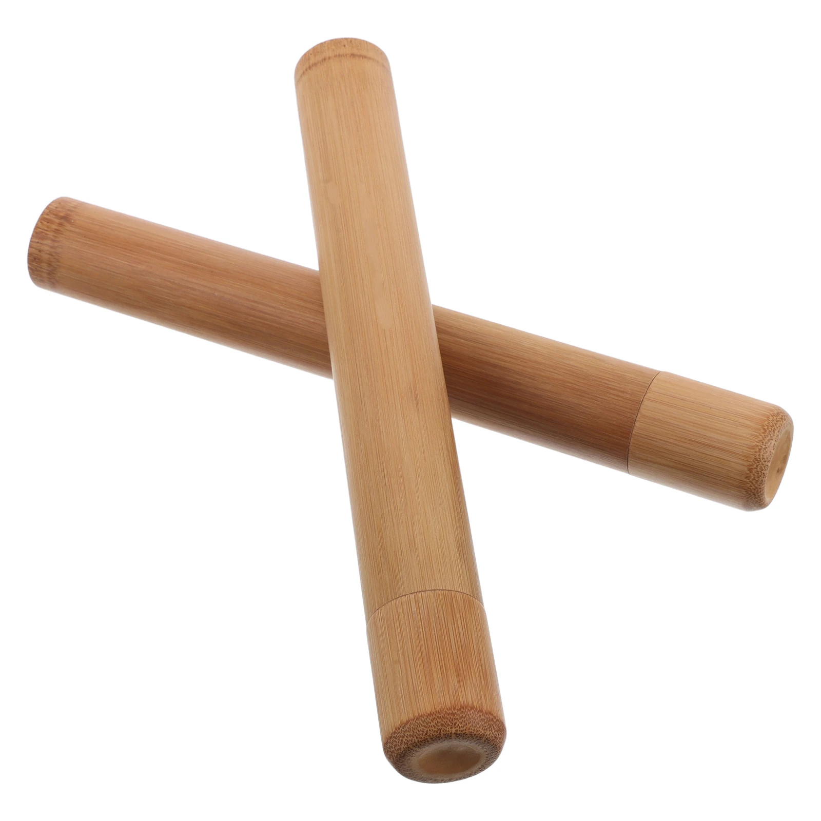 2pcs Bamboo Toothbrush Case Portable Storage Box for 2 Toothbrushes Durable Eco Friendly Tube Protects Brushes Travel Home Use
2pcs Bamboo Toothbrush Case Portable Storage Box for 2 Toothbrushes Durable Eco Friendly Tube Protects Brushes Travel Home Use