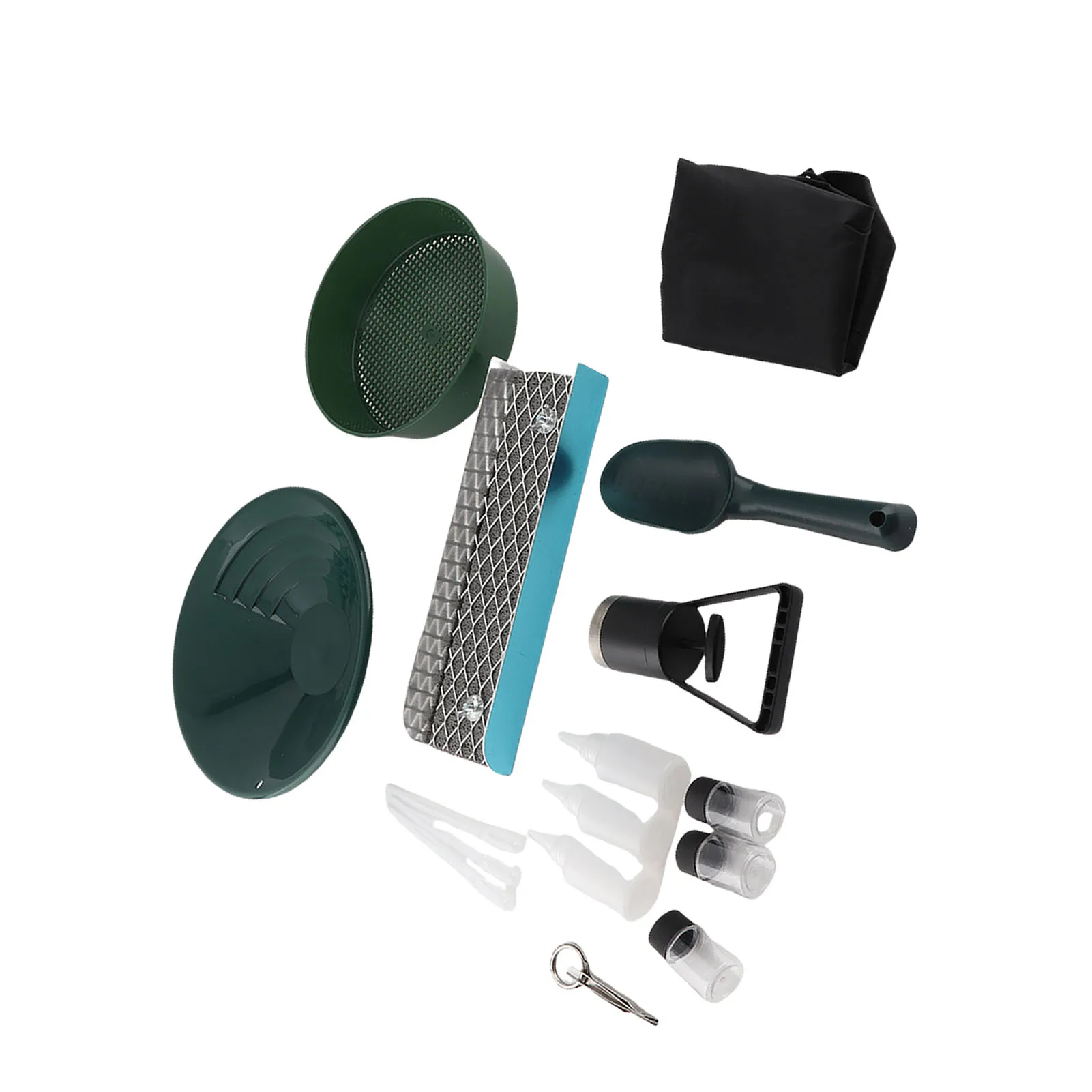 12 Inch Gold Panning Trough Aluminum Alloy Portable Sluice Box Prospecting Pan and Sieve Kit Drawstring Backpack
12 Inch Gold Panning Trough Aluminum Alloy Portable Sluice Box Prospecting Pan and Sieve Kit Drawstring Backpack