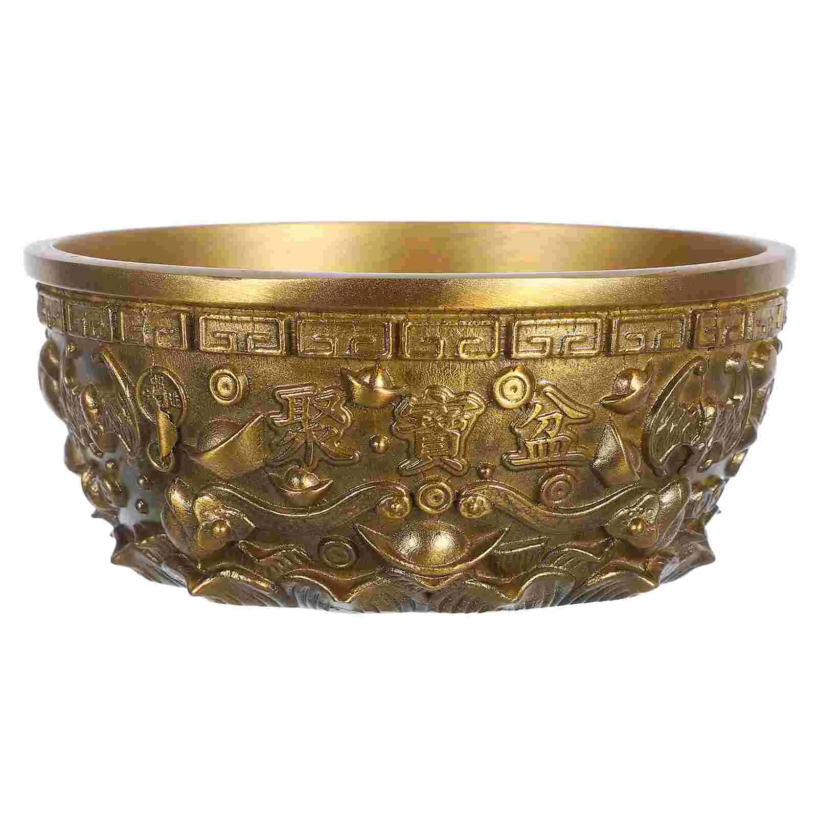 Copper Treasure Bowl for Living Room and Entryway Feng Shui Wealth Basin Prosperity Bowl Ornament Brings Good Luck and Wealth
Copper Treasure Bowl for Living Room and Entryway Feng Shui Wealth Basin Prosperity Bowl Ornament Brings Good Luck and Wealth