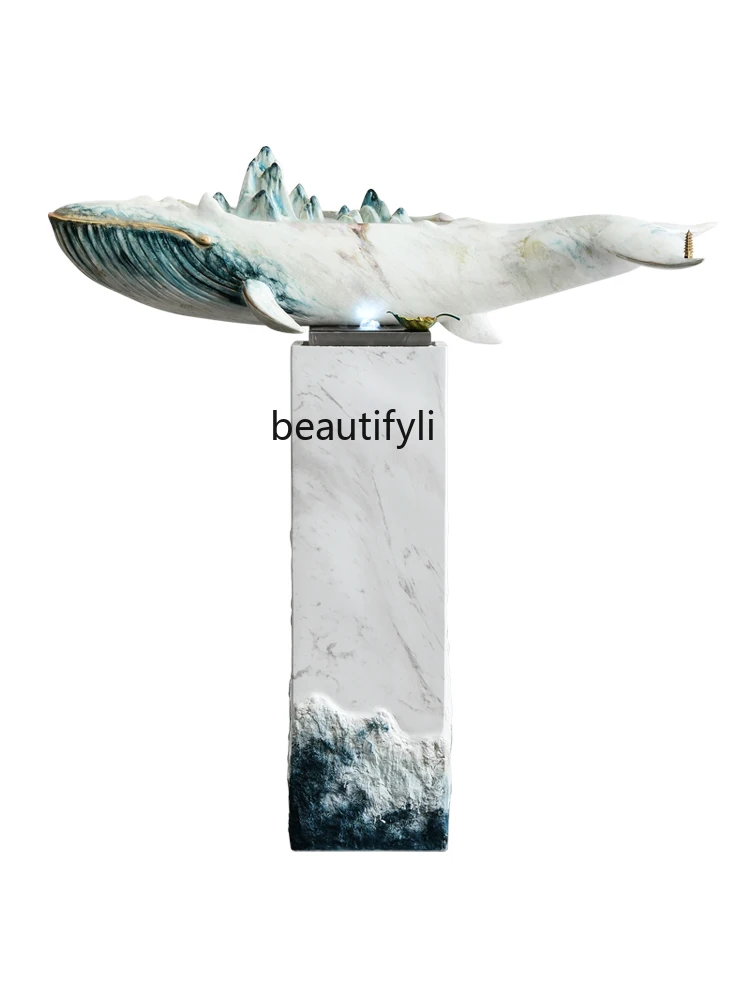 Floor Water Decoration Office Resin Crafts Fish Ornaments Self-Flowing Fountain Decorations
Floor Water Decoration Office Resin Crafts Fish Ornaments Self-Flowing Fountain Decorations