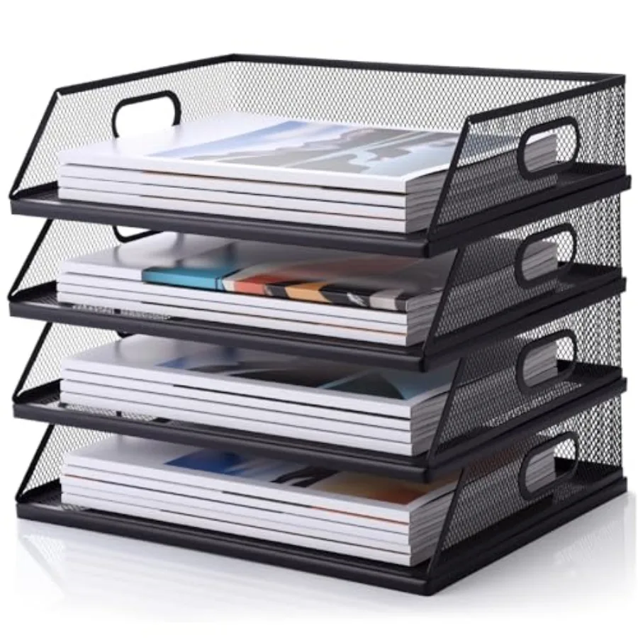 Pcs Paper Organizers Metal Mesh Desk Organizer Stackable Desk Tray Single Wire Mesh Organizer Front Load File Paper Holder for
Pcs Paper Organizers Metal Mesh Desk Organizer Stackable Desk Tray Single Wire Mesh Organizer Front Load File Paper Holder for