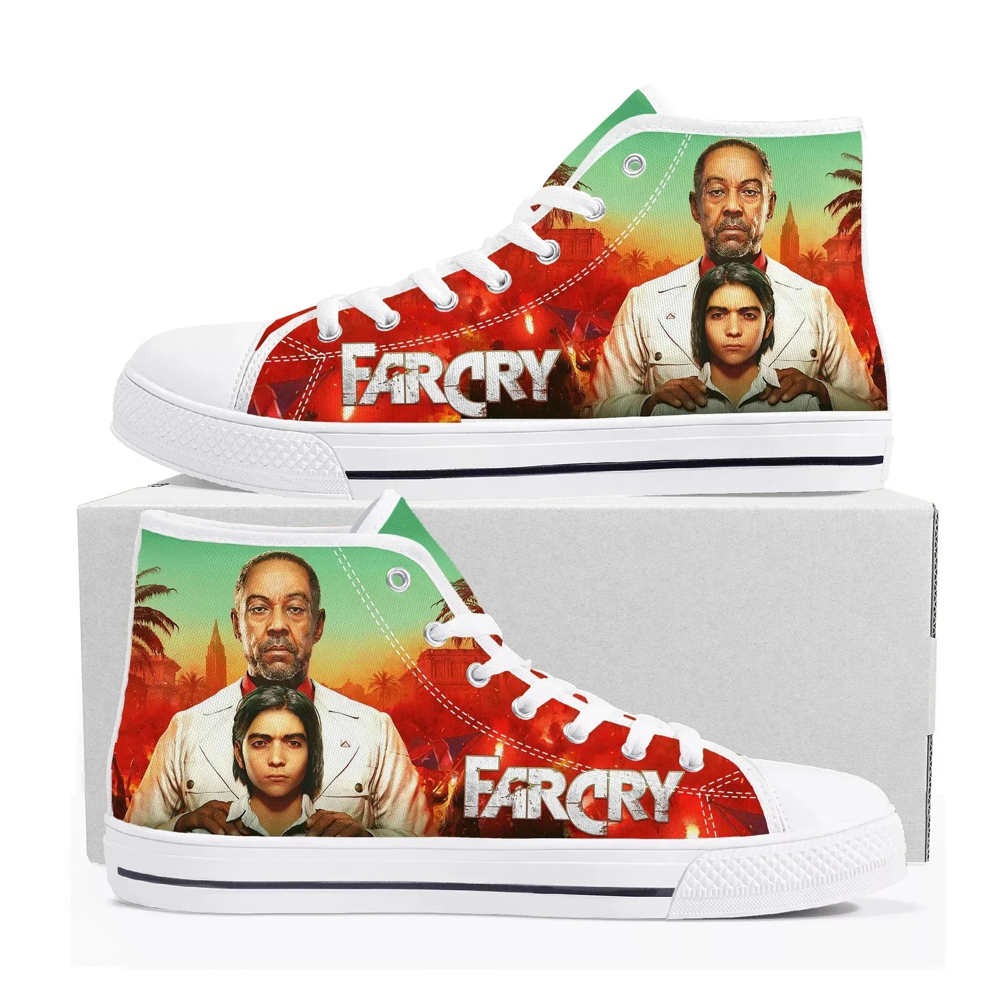 Far Cry Custom High Top Sneakers Cartoon Game Mens Womens Teenager High Quality Canvas Shoes Casual Fashion Tailor Made Sneaker
Far Cry Custom High Top Sneakers Cartoon Game Mens Womens Teenager High Quality Canvas Shoes Casual Fashion Tailor Made Sneaker