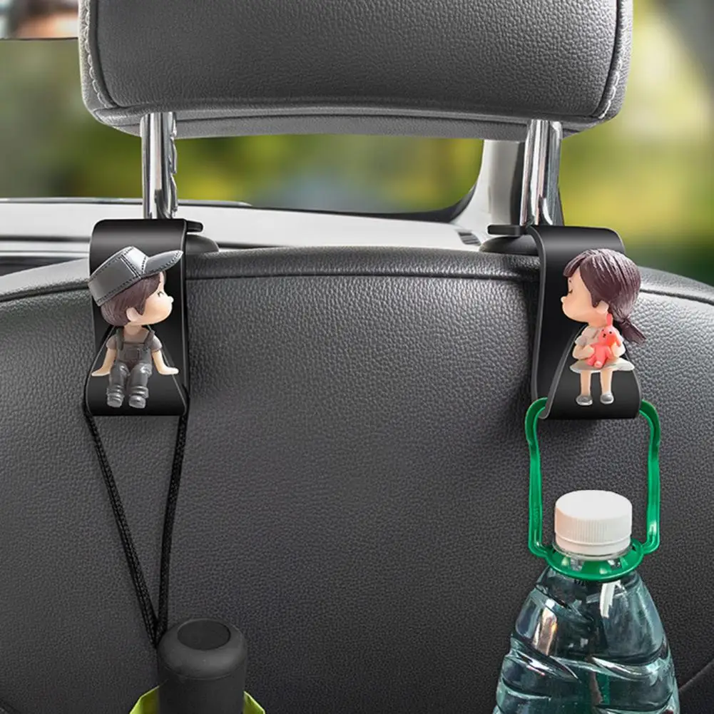 Headrest Organizer Car Headrest Hooks Car Back Seat Headrest Hooks with Cute Cartoon Figure Design for Handbag Clothes
Headrest Organizer Car Headrest Hooks Car Back Seat Headrest Hooks with Cute Cartoon Figure Design for Handbag Clothes