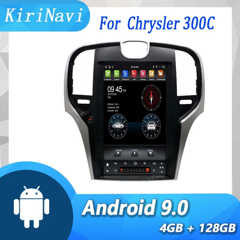 Автомагнитола KiriNavi 13,3 дюйма, 1 Din, Android 9,0, для Chrysler 300C, GPS-навигация, автомобильный DVD, мультимедийный плеер, стерео, 4G 2013-2019
Автомагнитола KiriNavi 13,3 дюйма, 1 Din, Android 9,0, для Chrysler 300C, GPS-навигация, автомобильный DVD, мультимедийный плеер, стерео, 4G 2013-2019