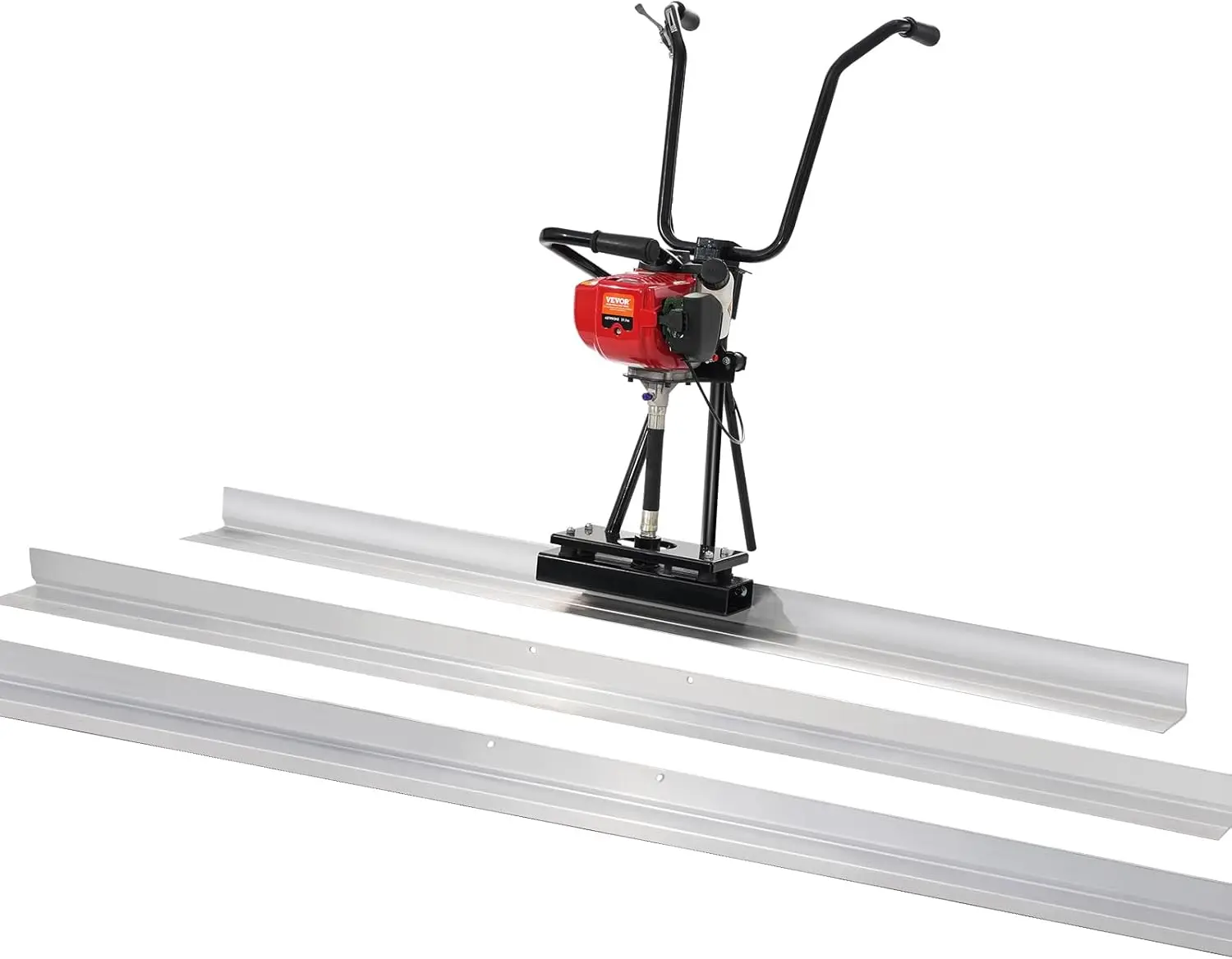 Concrete Power Screed, 6ft/8ft/11ft Aluminum Board Straight Edge Bar Set, 4 Stroke Cement Finishing Vibrating Motor w/Height
Concrete Power Screed, 6ft/8ft/11ft Aluminum Board Straight Edge Bar Set, 4 Stroke Cement Finishing Vibrating Motor w/Height