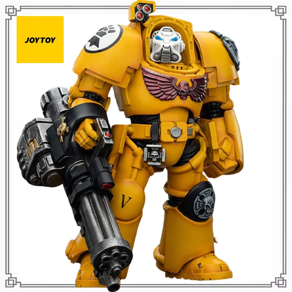 100% Original Genuine in Stock JOYTOY WARHAMMER 40000 Imperial Fists Terminator III Equipped with Power Fist and Assault Cannon
100% Original Genuine in Stock JOYTOY WARHAMMER 40000 Imperial Fists Terminator III Equipped with Power Fist and Assault Cannon